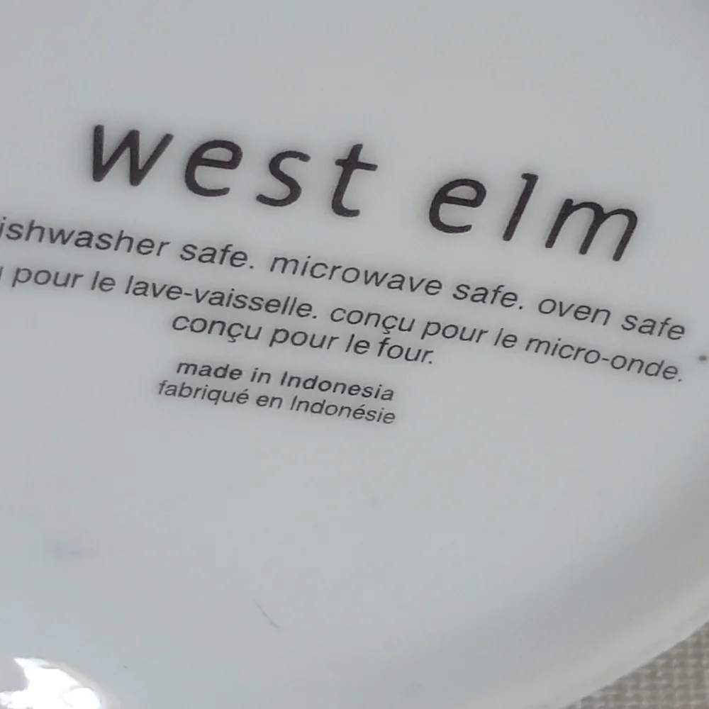West Elm White Owl Mug